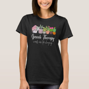 Sprachtherapie SLP Sprachpathologie Niedlich T-Shirt