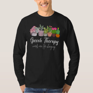 Sprachtherapie SLP Sprachpathologie Niedlich T-Shirt