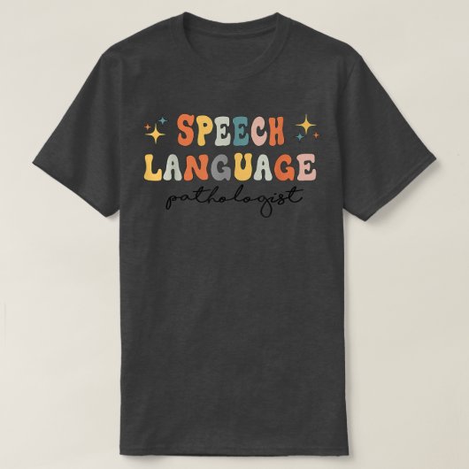 Sprachtherapie Sprachpathologe Retro S T-Shirt (Design vorne)