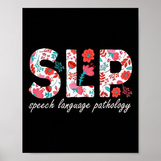 Sprachtherapie Sprachpathologie Retro Dai Poster (Vorne)