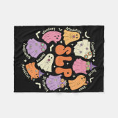 Sprachtherapie spricht Sprachpathologe Hallowe Fleecedecke (Vorderseite (Horizontal))