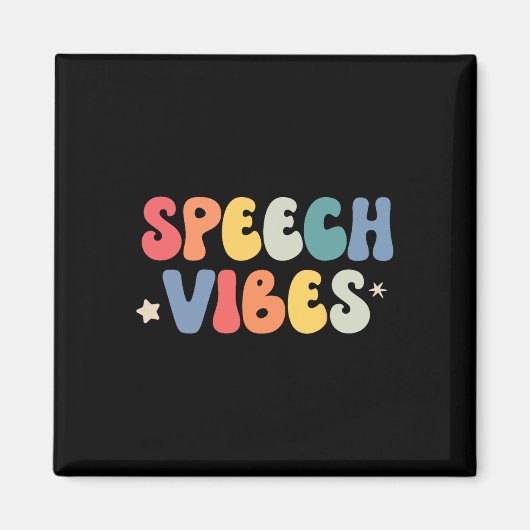 Sprachtherapie Vibes Language Pathologist School S Magnet (Vorne)