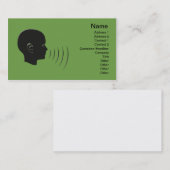 Sprachtherapie Visitenkarte (Vorne/Hinten)