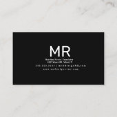 Sprachübersetzer Zweisprachiger Sprachlehrer Visitenkarte (Rückseite)