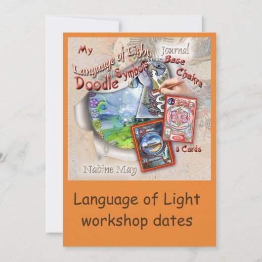 Sprachworkshop Einladung (Vorderseite)