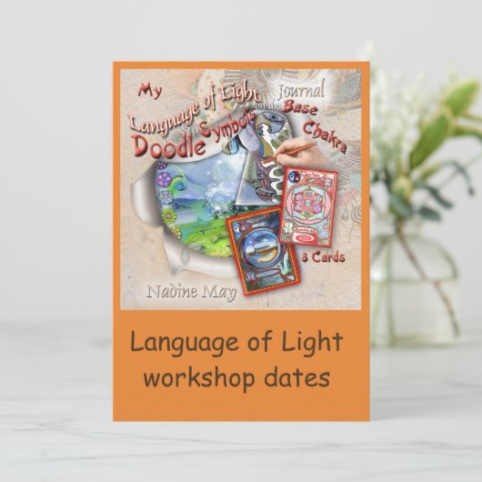 Sprachworkshop Einladung (Stehend Vorderseite)