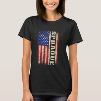 SPRAG Nachname Shirt SPRAG Name American Flag