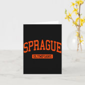 Sprague High School HS Salem oder Uni-Sport  Karte (Gelbe Blume)