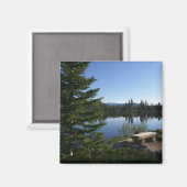 Sprague Lake Blick Magnet (Vorderseite/Rückseite)