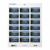 Sprague Lake I im Rocky Mountain National Park Adressaufkleber (Vorne)