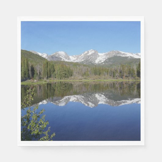 Sprague Lake I im Rocky Mountain National Park Serviette (Vorderseite)