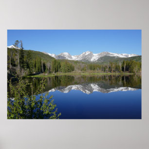 Sprague Lake I im Rocky-Mountain-Nationalpark Poster