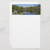 Sprague Lake II im Rocky Mountain National Park Briefpapier (Vorne/Hinten)