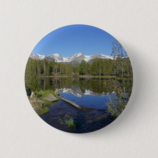 Sprague Lake II im Rocky Mountain National Park Button (Vorderseite)