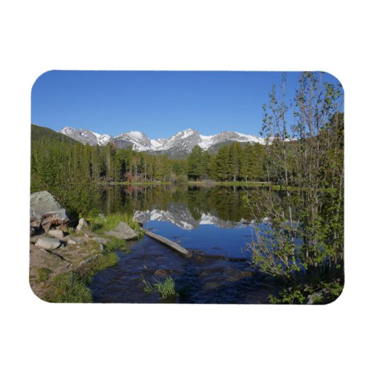 Sprague Lake II im Rocky Mountain National Park Magnet (Horizontal)