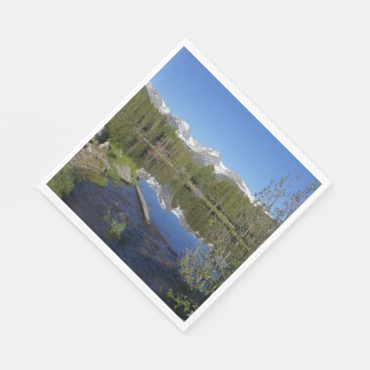 Sprague Lake II im Rocky Mountain National Park Serviette (Ecke)