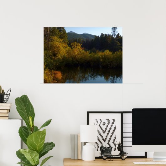 Sprague Lake im Herbst Poster (Heimbüro)