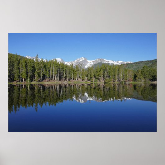 Sprague Lake Reflection Poster (Vorne)