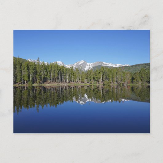 Sprague Lake Reflection Postkarte (Vorderseite)