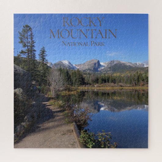 Sprague Lake Rocky Mtn Nationalpark Colorado Puzzle (Vertikal)