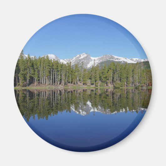 Sprague Lake Spiegelung Magnet (Vorne)