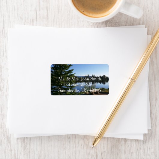 Sprague Lake View Adressaufkleber (Insitu)