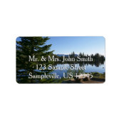 Sprague Lake View Adressaufkleber (Vorne)