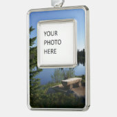 Sprague Lake View Rahmen-Ornament Silber (Links)