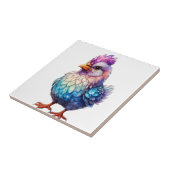 Sprakling Kleines Huhn Fliese (Seite)