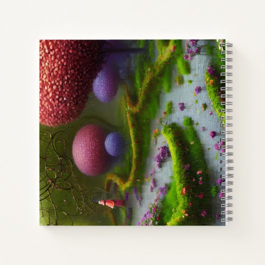Sprawling Garden Notizblock (Rückseite)