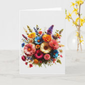 Spray 1 karte (Gelbe Blume)