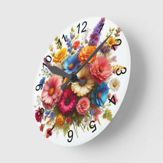 Spray 1 runde wanduhr (Winkel)