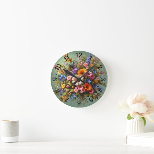 Spray 2 runde wanduhr (Zuhause)