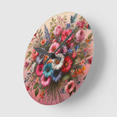 Spray 4 runde wanduhr (Winkel)