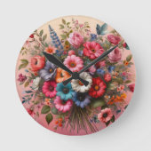 Spray 4 runde wanduhr (Vorderseite)