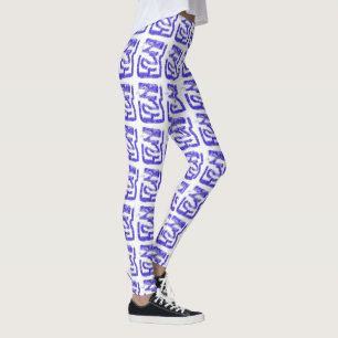 Spray abstrakte Thunder_Cove blau, jede Farbe Leggings