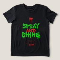 Spray And Shine Streetwear Grafik T-Shirt