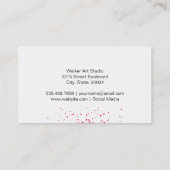 Spray | Ausdrückliches II (heißrosa) Visitenkarte (Rückseite)