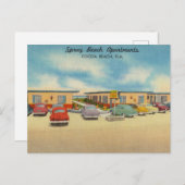 Spray Beach Apartments, Cocoa Beach, Florida Postkarte (Vorne/Hinten)
