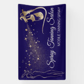 Spray Body Tan Navy Black Bronze Banner (Vertikal)