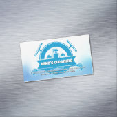 Spray Bottle | Squeegee Magnetische Visitenkarte (Beispiel)