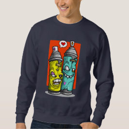 SPRAY CAN Graffiti Zeichenfarbe Hoakser Sweatshirt