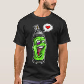 Spray Can Liebe Graffiti T Shirt (Vorderseite)