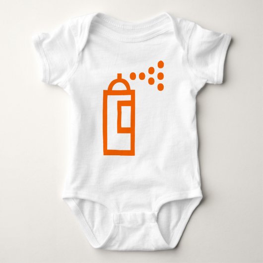 Spray Can-Symbol Baby Strampler (Vorderseite)