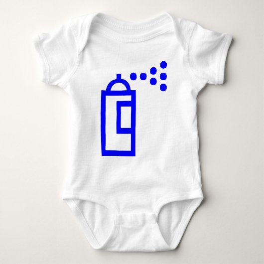 Spray Can-Symbol Baby Strampler (Vorderseite)
