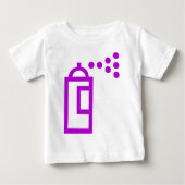 Spray Can-Symbol Baby T-shirt (Vorderseite)