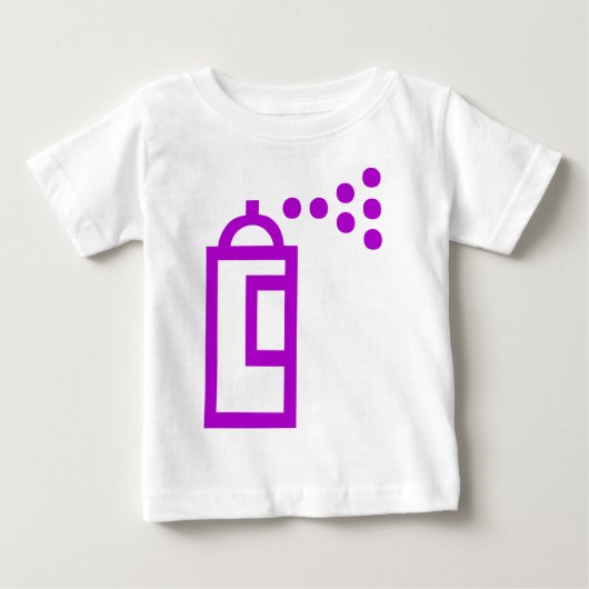 Spray Can-Symbol Baby T-shirt (Vorderseite)