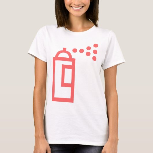 Spray Can-Symbol T-Shirt (Vorderseite)