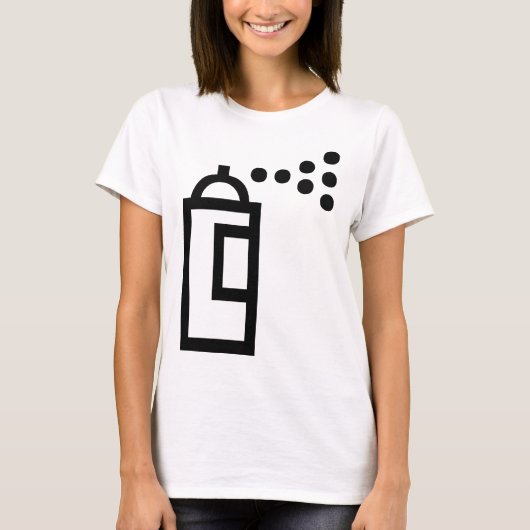 Spray Can-Symbol T-Shirt (Vorderseite)