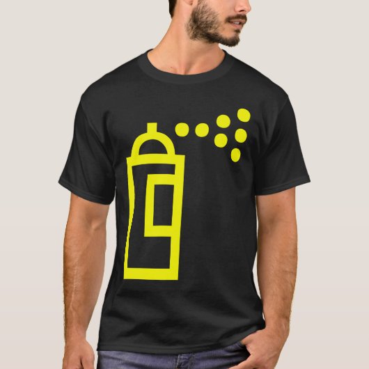 Spray Can-Symbol T-Shirt (Vorderseite)